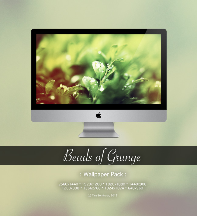 Beads of Grunge -Wallpaper Pack-