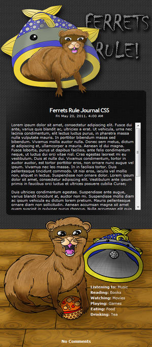 Ferret's Rule Journal CSS