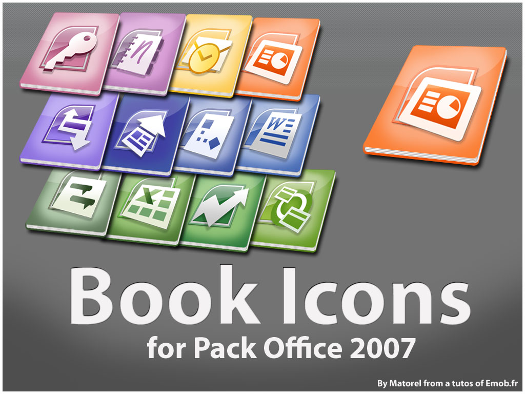 Book Icons by Matorel