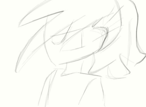 My first ever try at drawing Anime by Samantha-10 on DeviantArt