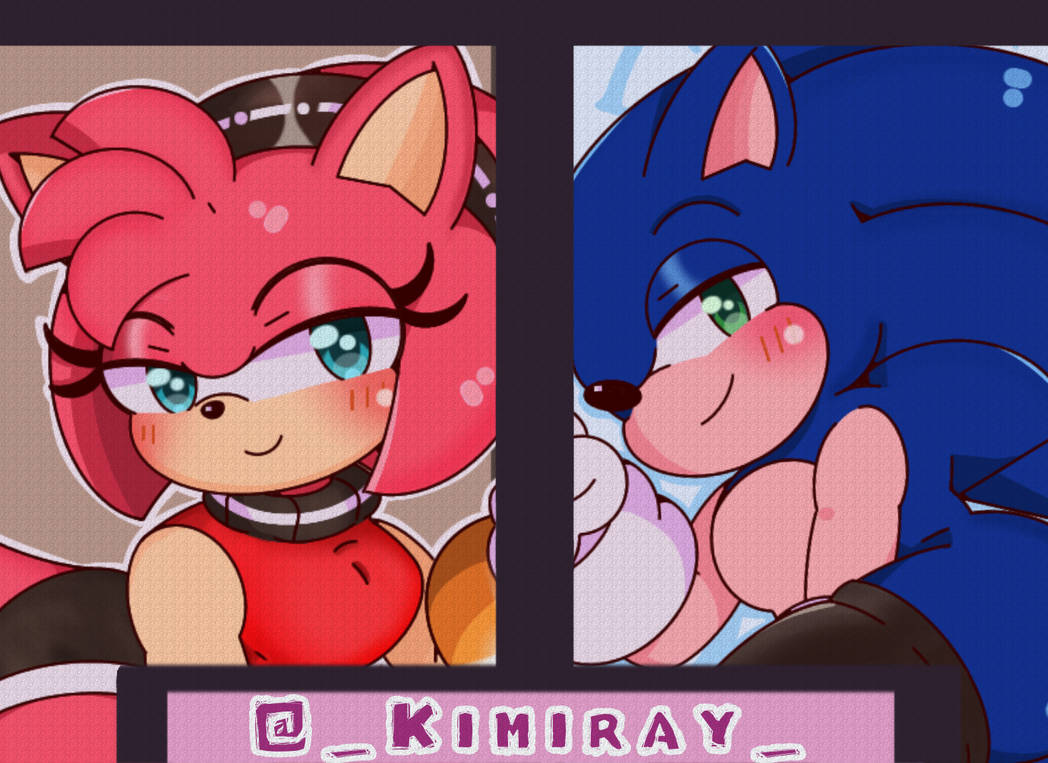 Amy and Sonic by fredzySonadow on DeviantArt