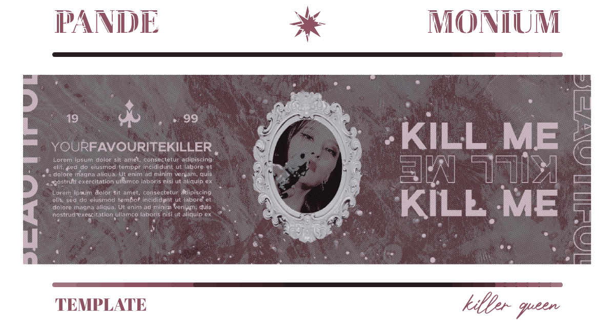 Killer Queen Template by pandemoniumpsd on DeviantArt