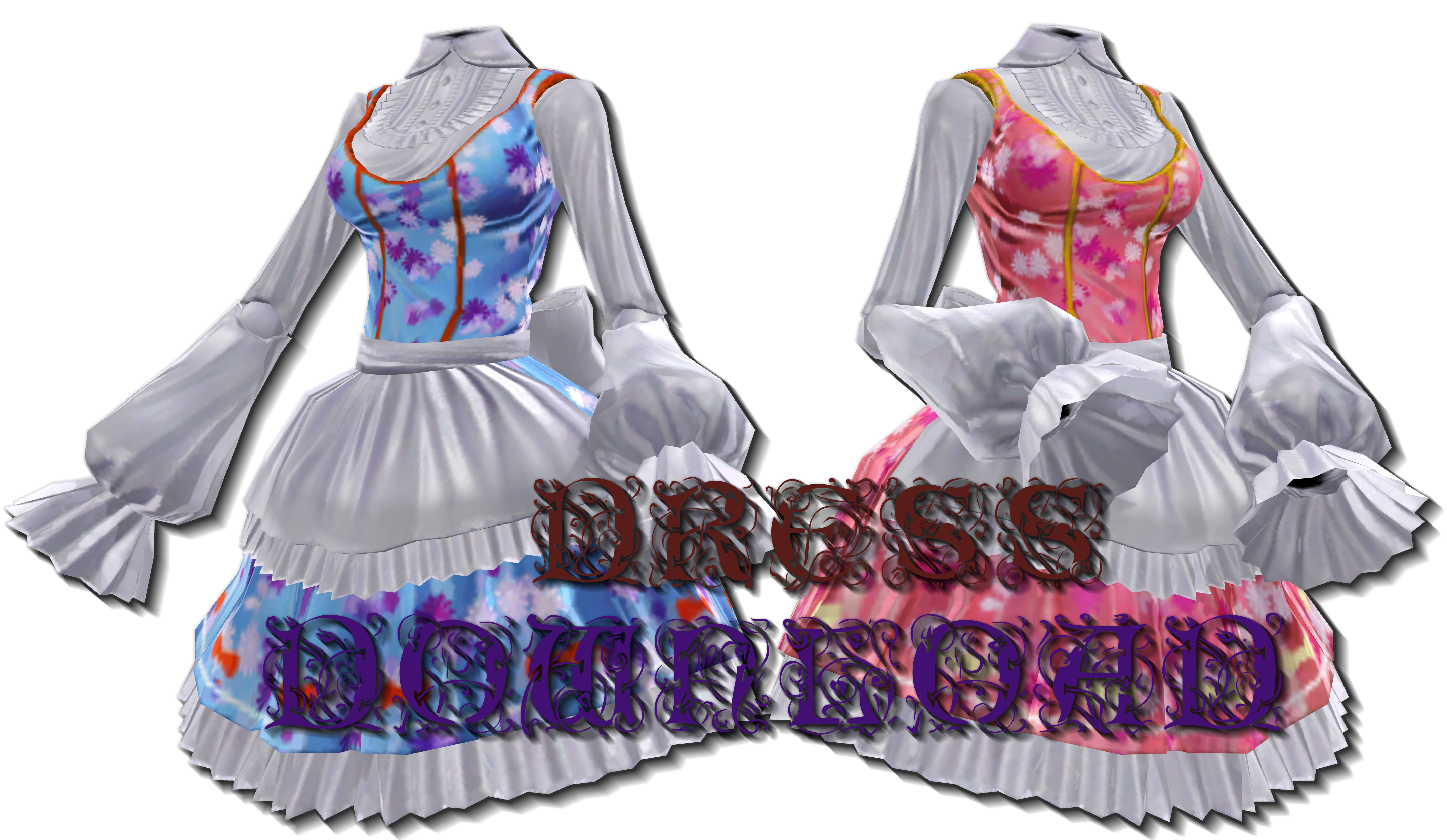 .:MMD:. [MVS] Action Figure Lolita Dress {DL}