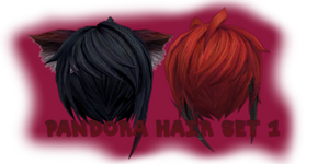 .:MMD:. [MVS] Pandora Hair Set 1 {DL}