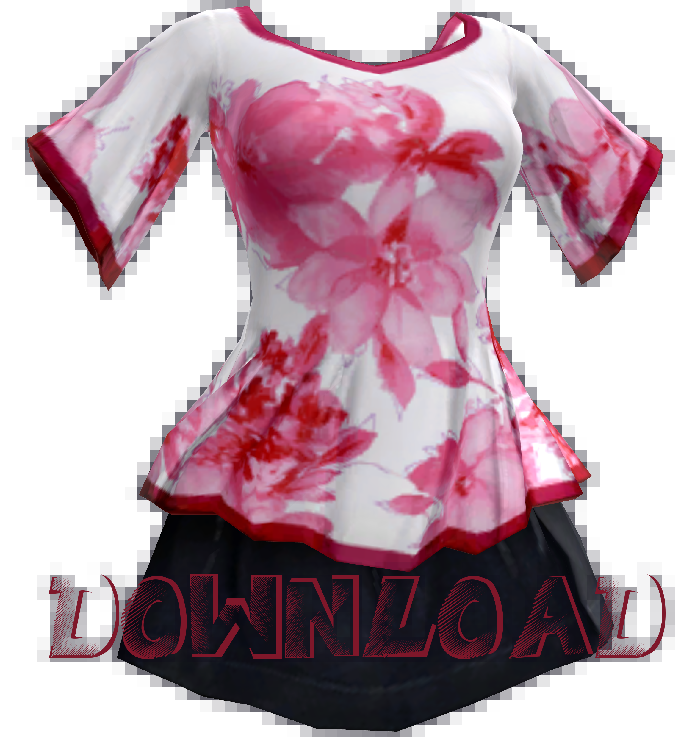 .:MMD:. [MVS] Casual Blouse {DL} by Len11999 on DeviantArt