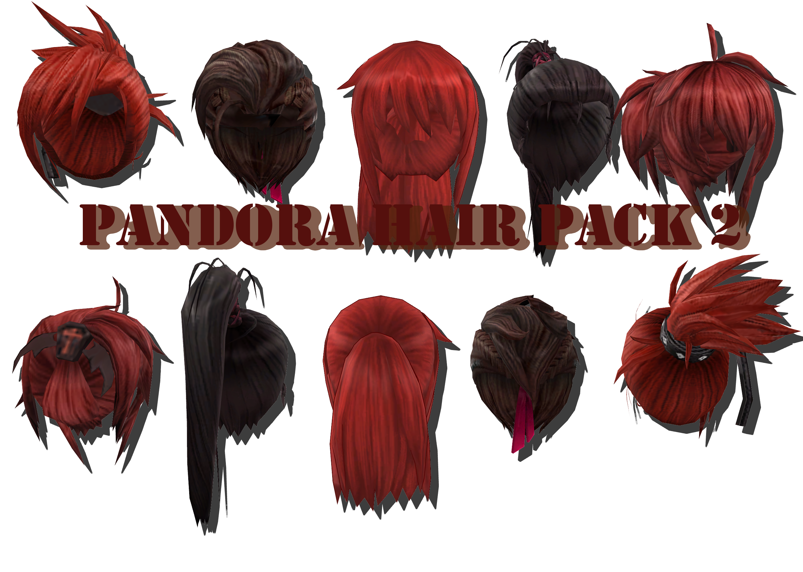 .:MMD:. [MVS] Panora Hair Pack 2 {DL}