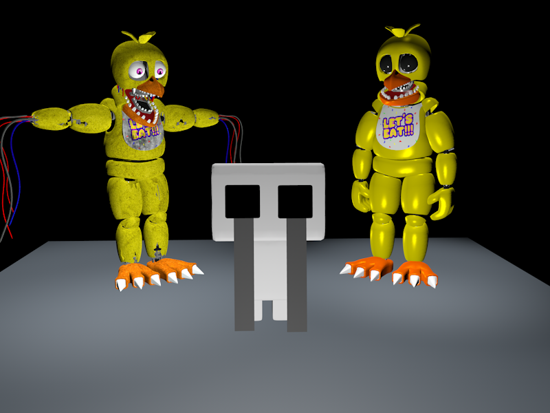Chica And by DevonFnaf on DeviantArt