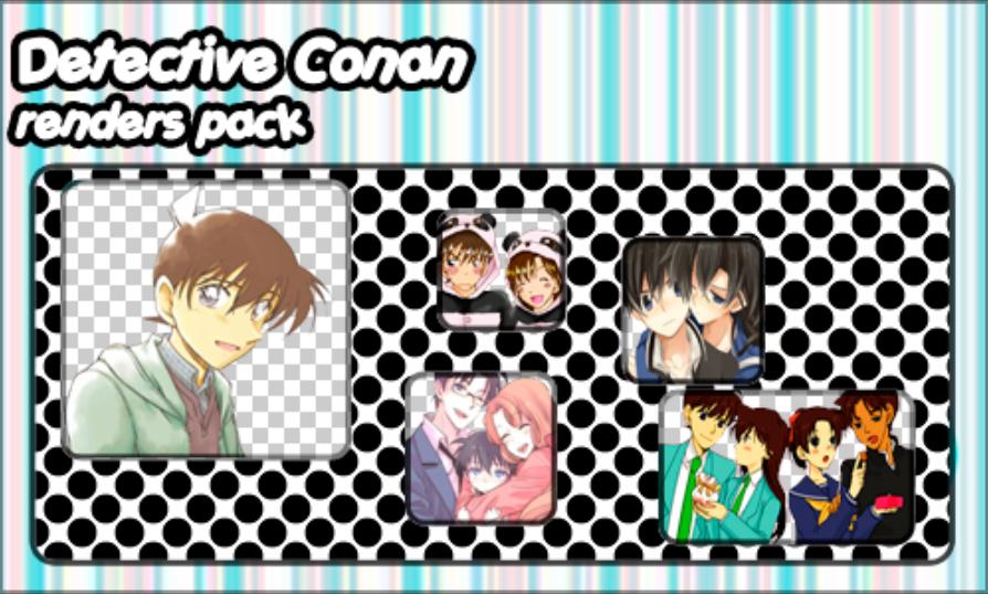 Detective Conan renders pack