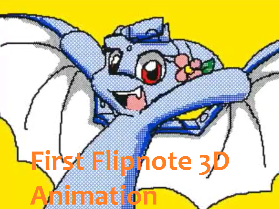 First Flipnote 3D animation