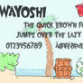 Wayoshi font