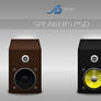 speakers icons psd