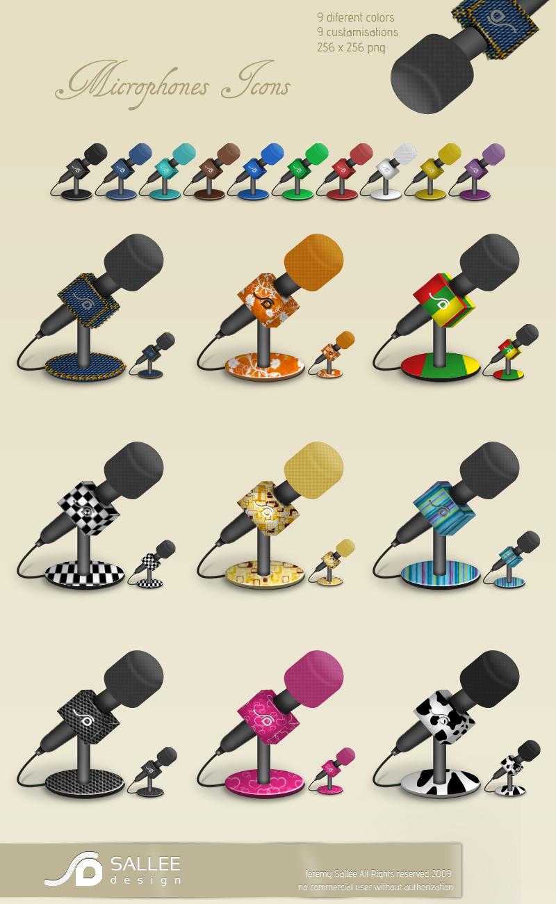 mic icons