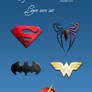 superheros logos
