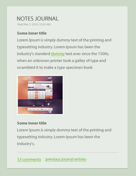 notes minimal journal