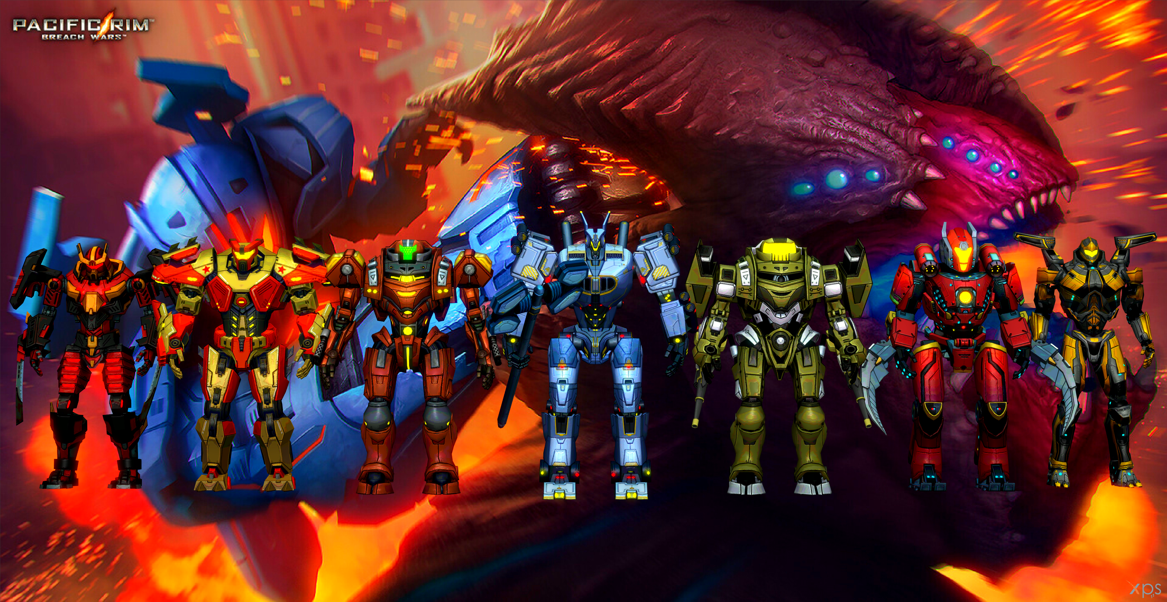Pacific Rim Breach Wars Jaegers Pack 3 - XPS Model by Godzillajack2 on ...