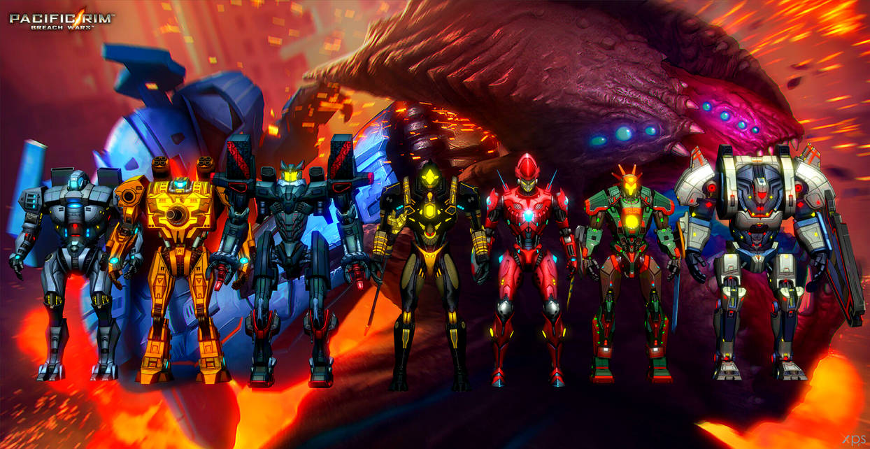 Pacific Rim Breach Wars Jaegers Pack 4 - XPS Model by Godzillajack2 on ...
