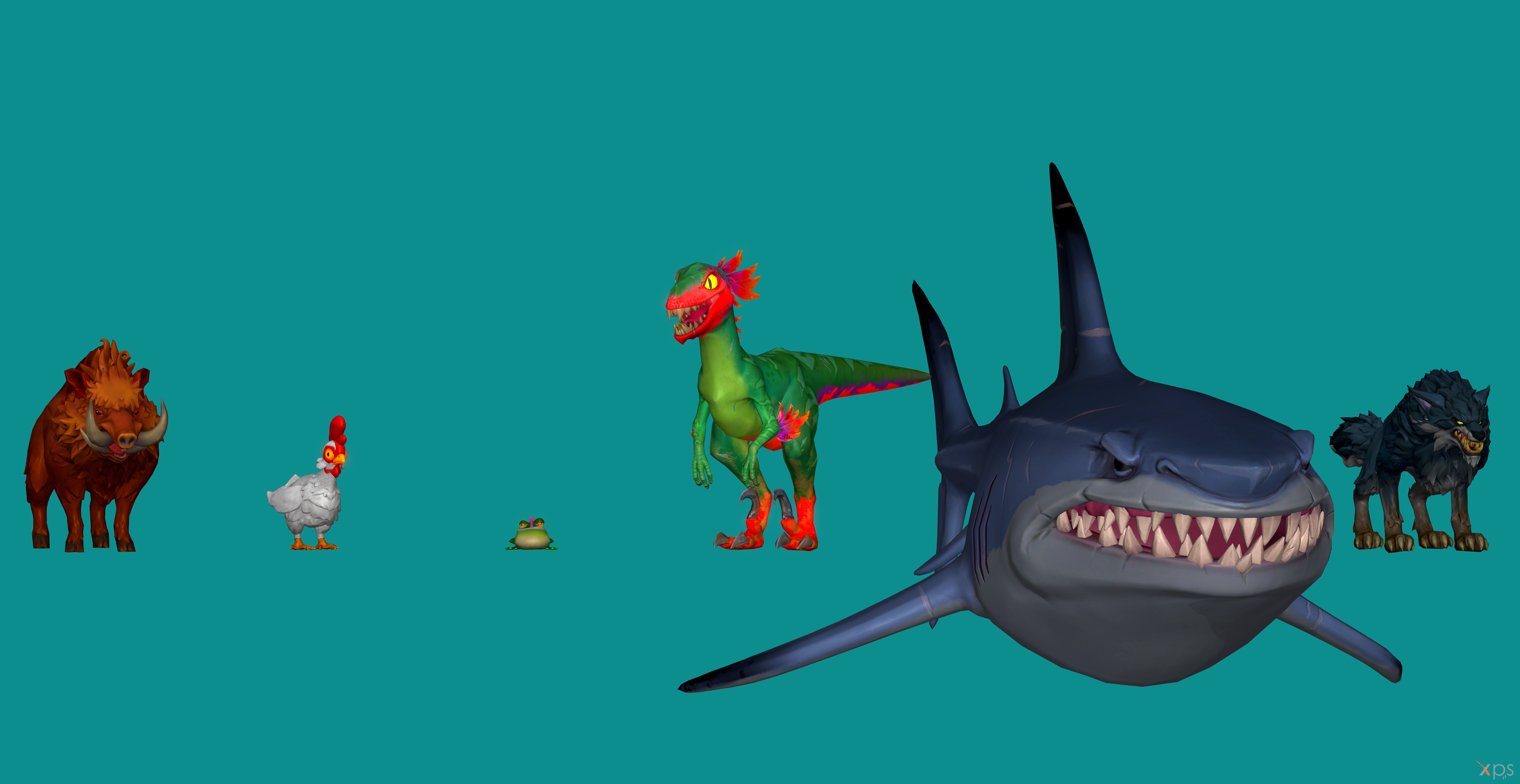 Animal Xps File Deviantart (Fortnite) Animals Pack - XPS Model by Godzillajack2 on DeviantArt