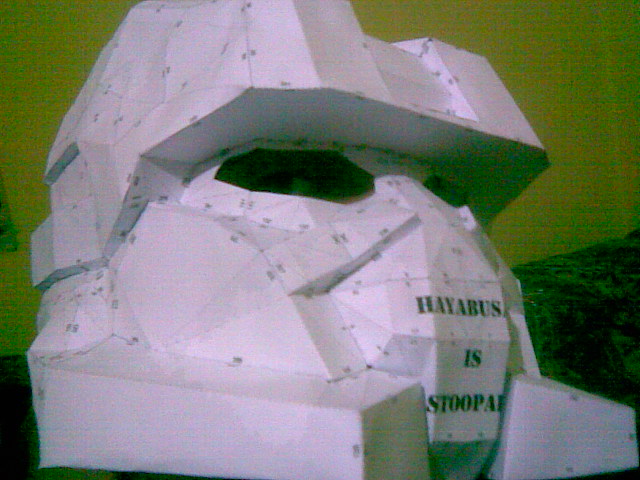 My first Halo 3 Paper Helmet