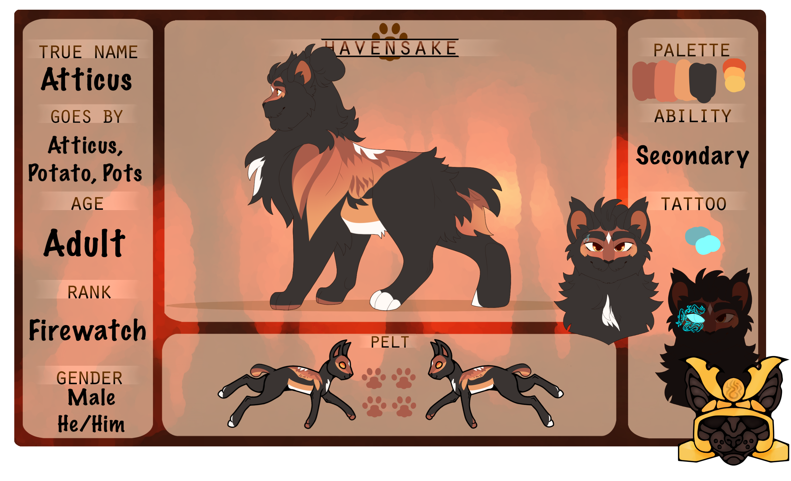 [Havensake] Atticus | Blue-Fire | Firewatch by SpottedJay on DeviantArt