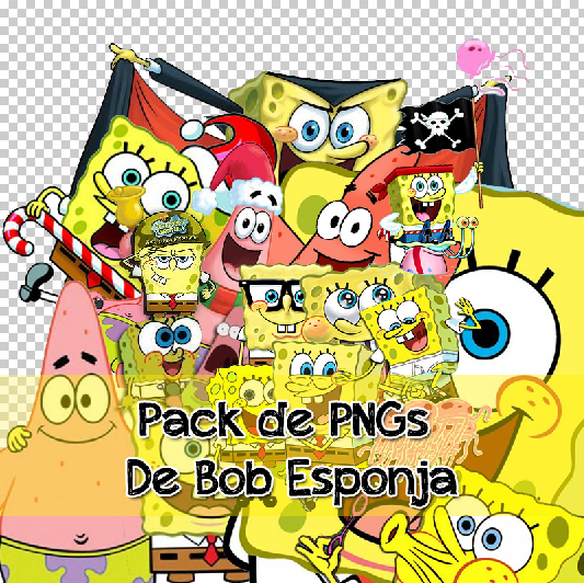 Pack de PNGs de Bob Esponja