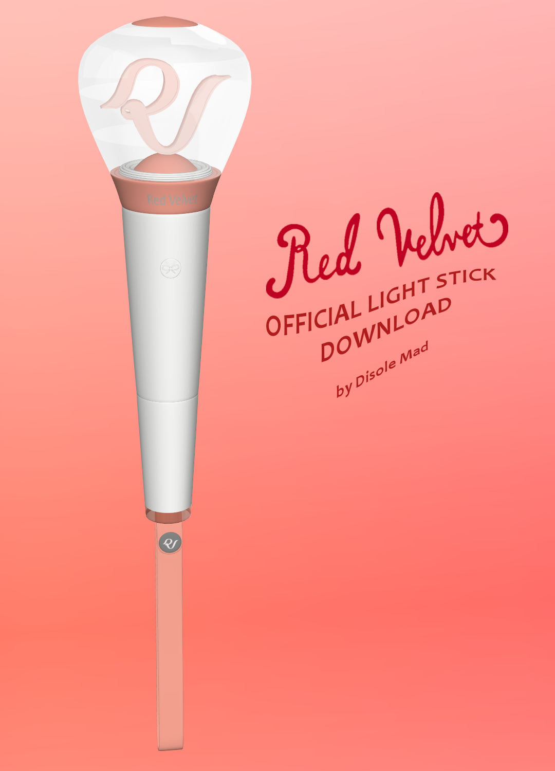 MMD] Red Lightstick (DOWNLOAD) by DisoleMad on DeviantArt