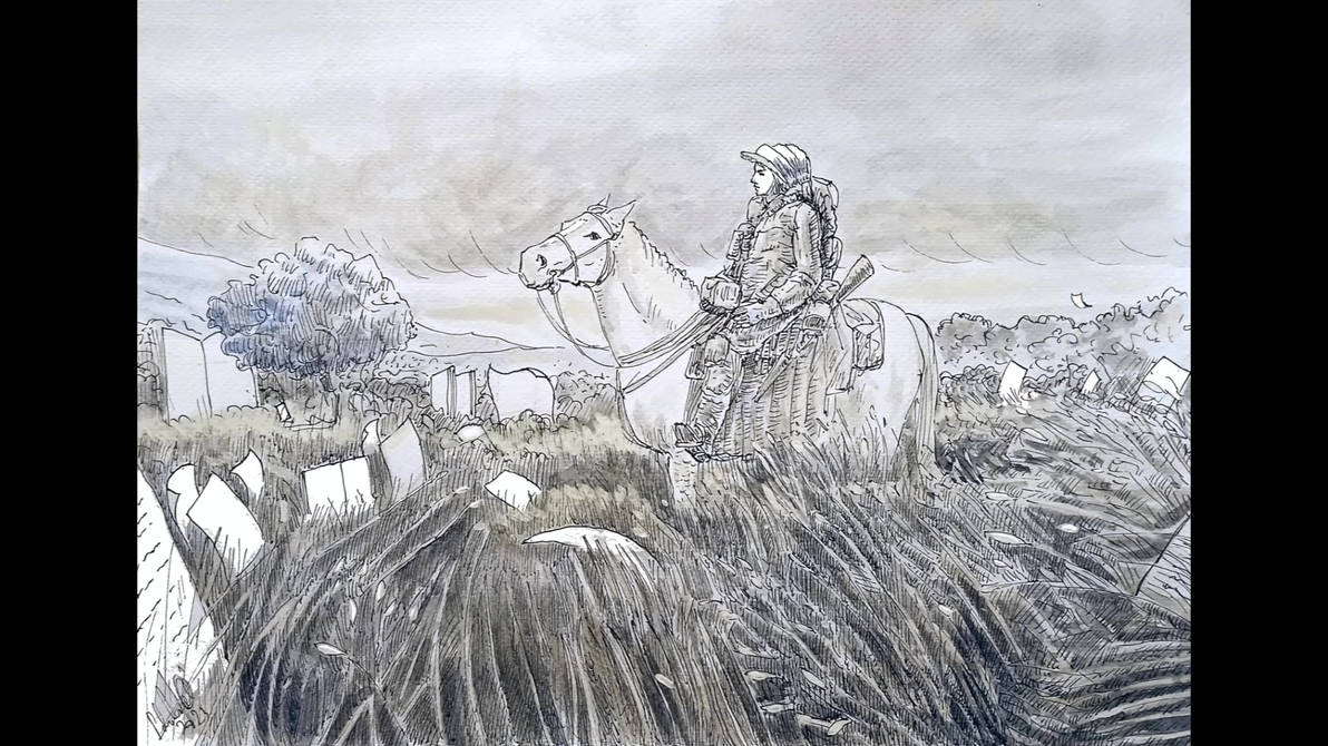 Rider in the rain by pbeneforti on DeviantArt