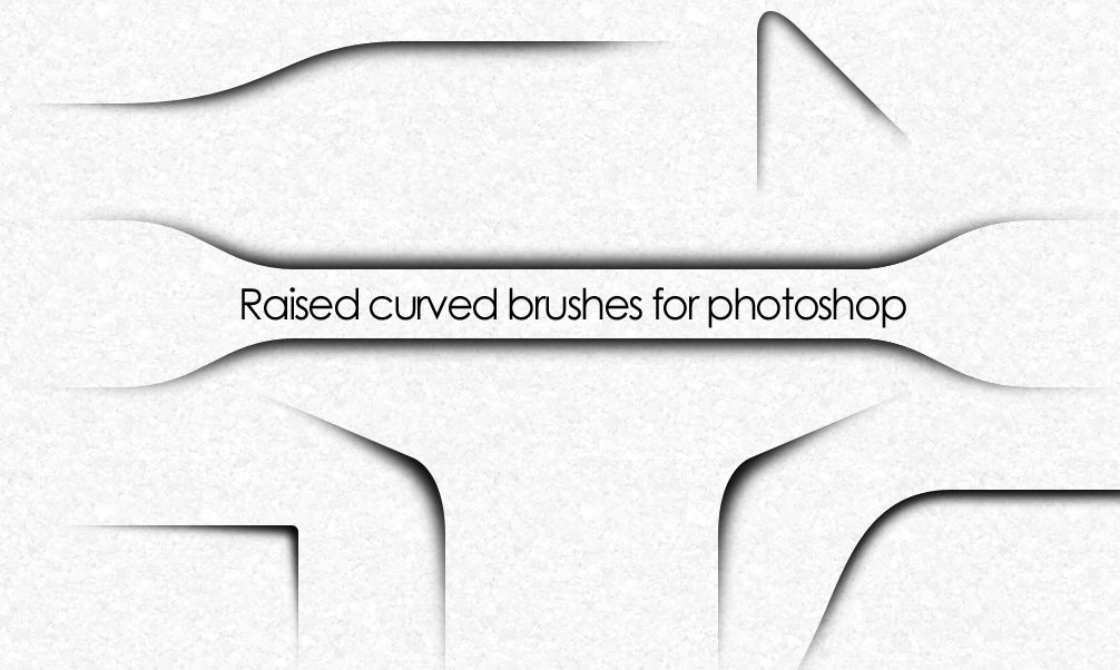Curved shadow brushes by cLuddy on DeviantArt