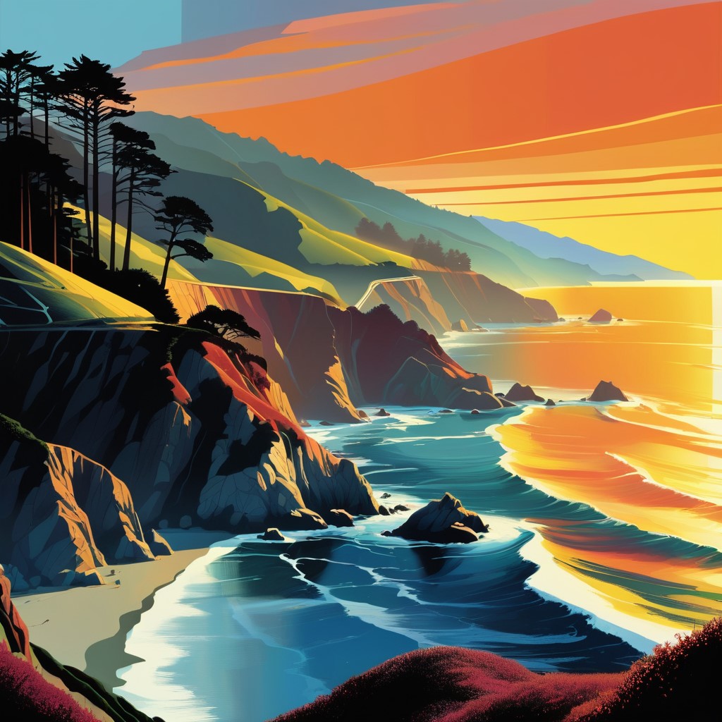 Big Sur Coast by TitzerFirm on DeviantArt
