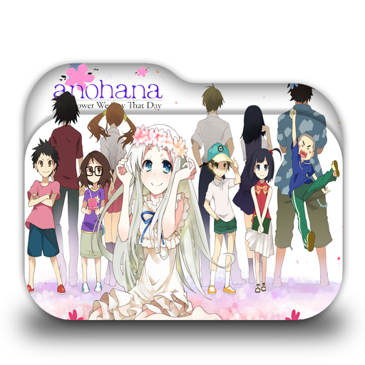 Ano Hana Folder Icon ku by MJI13 on DeviantArt