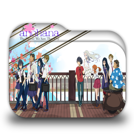 Ano Hana Folder Icon ku by MJI13 on DeviantArt