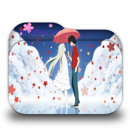 Ano Hana Folder Icon ku by MJI13 on DeviantArt