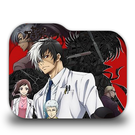Wallpaper Young Black Jack Folder Icon By Mji13 On Deviantart Free HD