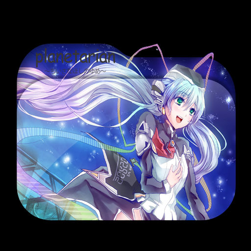 Wallpaper Planetarian Chiisana Hoshi No Yume Folder Icon By Mji13 On For Android