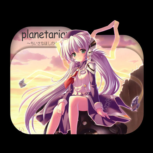 Wallpaper Planetarian Chiisana Hoshi No Yume Folder Icon By Mji13 On For iPhone