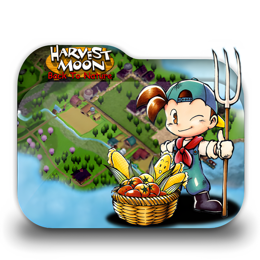 Harvest Moon Back to Nature Folder Icon by MJI13 on DeviantArt