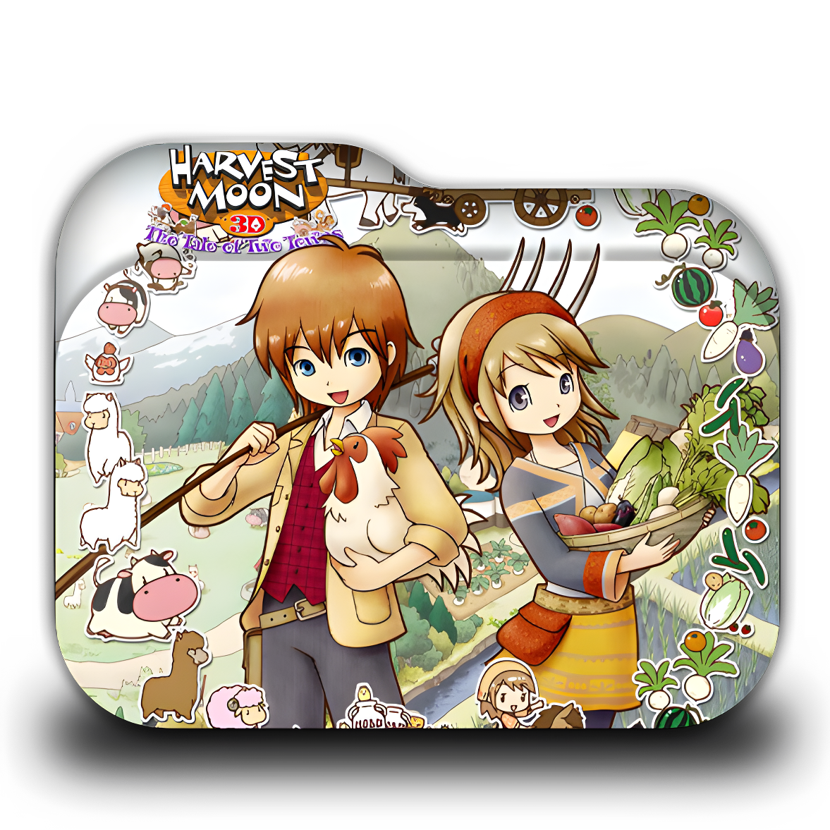 Harvest Moon The Tale of Two Towns 3DS Folder Icon by MJI13 on DeviantArt
