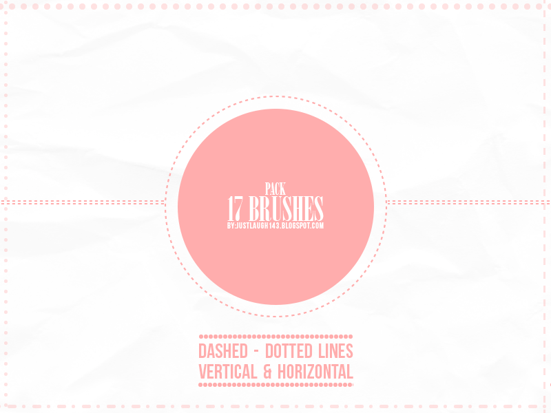 JLD Dotted Dashed Line Brushes by JustLaugh143