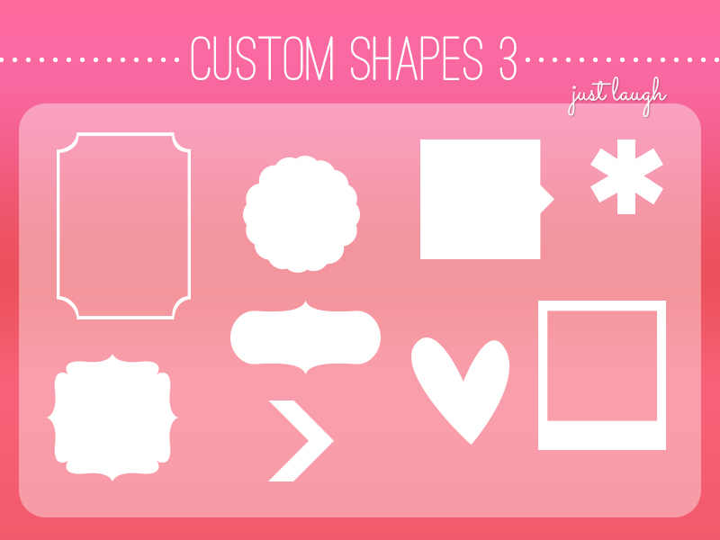 Custom Shapes Pack 3 - JustLaugh143 by JustLaugh143