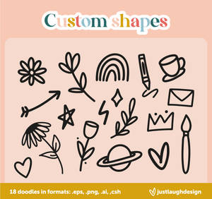 Doodle custom shapes