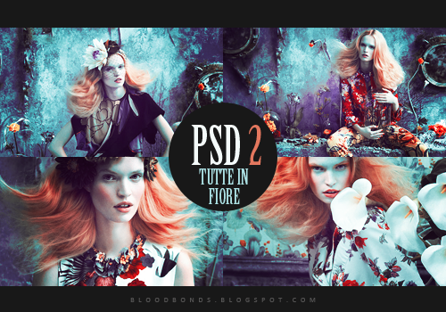 PSD coloring 2: Tutte in fiore by pretenditsfine