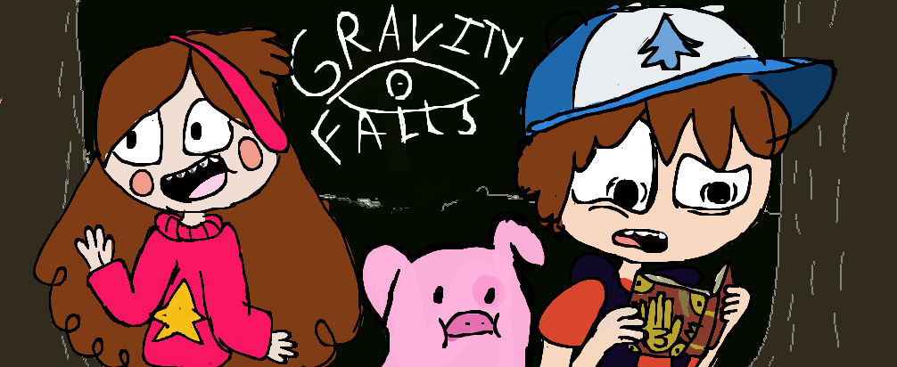 Mabel and Dipper in my art style by IBite105 on DeviantArt