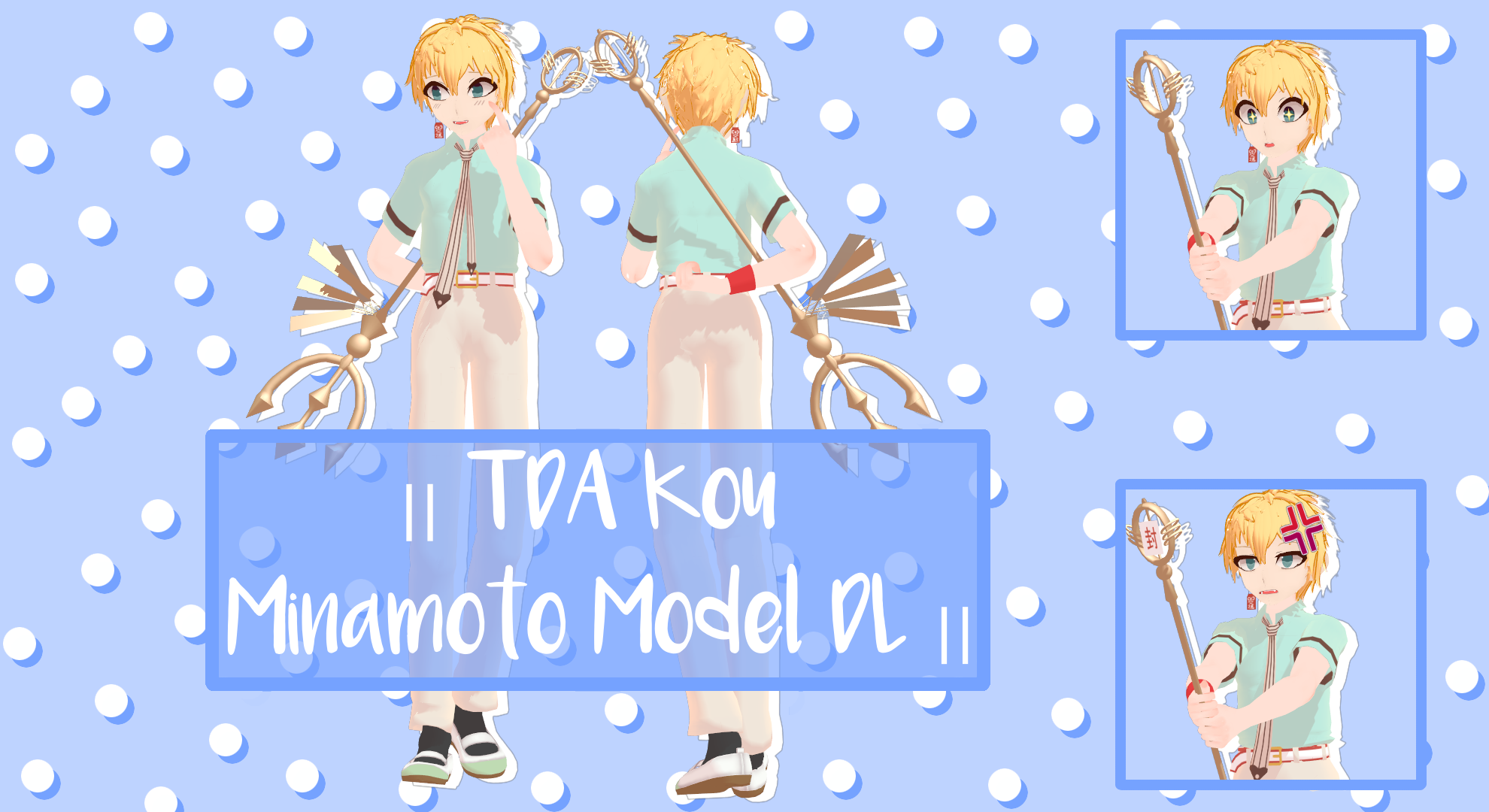 MMDxTBHK] TDA Kou Minamoto || DL by jxstpeach on DeviantArt