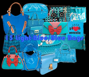 15 LightBlue_Blue Bags PNG