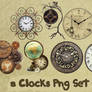 8 Clocks Png Set_2