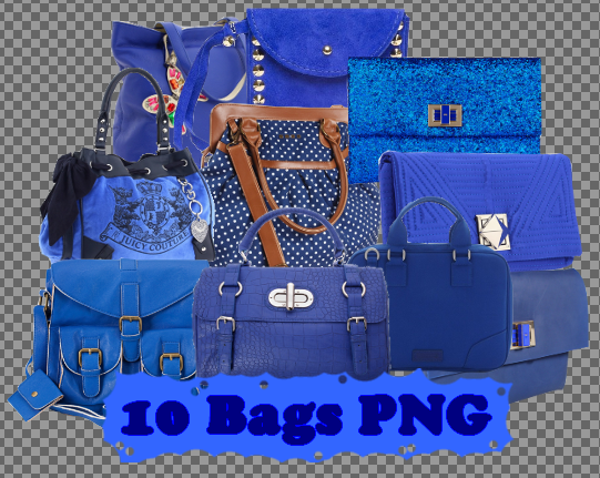 10 png Blue Bags