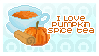 I Love Pumpkin Spice Tea #Stamp by JEricaM