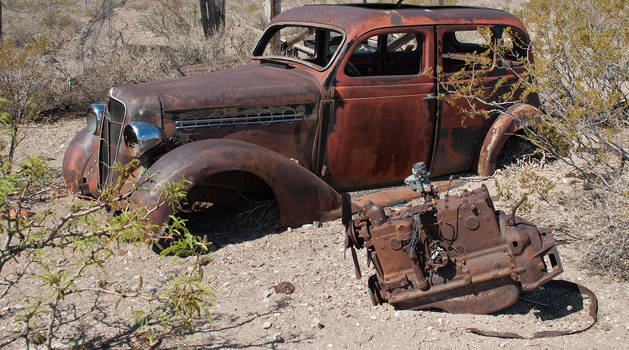 Old Car Side View