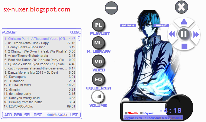 Skin Winamp Ogami