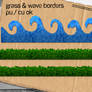 Grass + Wave Borders