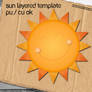 Sun Layered Template
